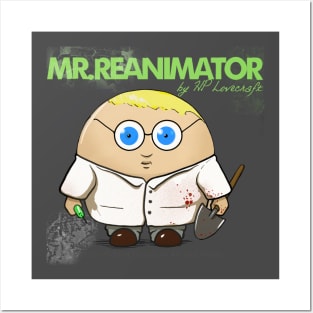 Mr ReAnimator -Transparent BG Posters and Art